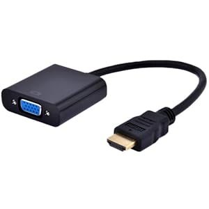 Patuoxun Adaptateur HDMI vers VGA pour PC / ordinateur portable et