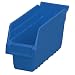 Akro-Mils 30040 ShelfMax Plastic Nesting Shelf Bin Box, 12-Inch Length x 4-Inch Width x 6-Inch Height, Case of 16, Blue
