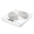 Salter Slim Design Electronic Platform Kitchen Scale, White