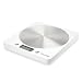 Salter Slim design electronic platform kitchen scale white