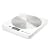 Salter Slim design electronic platform kitchen scale white