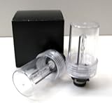 D2R 8000K (White / Blue) HID OEM Repleacement Light Bulb for Volvo 2004 V70 Low Beam (One Pair)