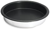 Gourmet Standard 9 Inch Round Stainless Steel Cake Pan with Non Stick - BW40153