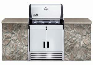 Weber 5310501 Summit Silver A Stainless Steel Built-In Natural gas bbq grill