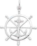 Ship Wheel, Sterling Silver Charm by Rembrandt Charms