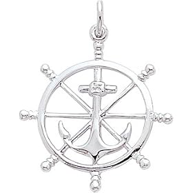 Ship Wheel Charm by Rembrandt Charms