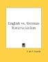 English vs. German Rosicrucianism