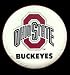 Ohio State University buckeyes white tire cover, Size E10