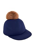 H. Preppy Gorra Pompón (Azul)