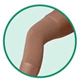 Helastic Knee Brace Seamless, Beige, Size 6, XXLarge, Compression 30-40 mmHg, Model 3062
