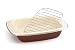 Paula Deen Enamel on Steel 14.5 Quart Open Roaster, Red