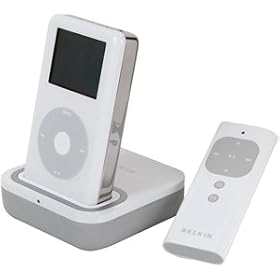 Belkin TuneCommand AV Dock with Remote for iPod with Dock Connector (White)