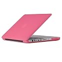 Speck Products See Thru Satin, Soft Touch Hard Shell Case, for 13-inch MacBook Aluminum Unibody/Black Keyboard (Pink)
