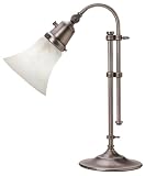 OTT-LITE Captiva Bedside / Desk Lamp - Antique Brushed Nickel J13YX2