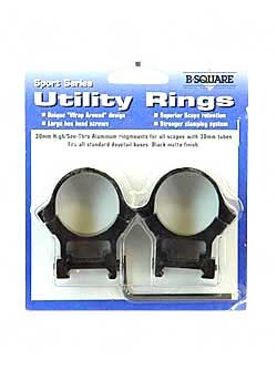 B-Square Sport Utility Ring 1 High Matte .22 Cal