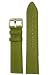 Watch Strap Genuine Leather Olive Green 20 millimeters