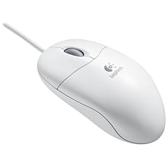 Logitech Pilot Wheel Maus PS/2 3 Tasten + Tastenrad wei�