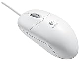 Logitech Pilot Wheel Maus PS/2 3 Tasten + Tastenrad wei�