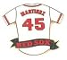 Baseball Pin - Boston Red Sox Pedro Martinez Jersey Pin (Pedro Martinez)