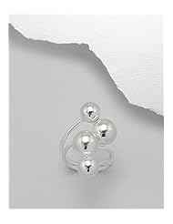 Ball Ring In 92.5 Sterling Silver