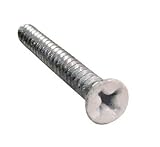 Tools & Hardware : KV #6 Screw For Shelf Standard 1 1/2' White (Bag of 20)