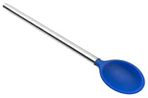 Tovolo Blue Silicone Solid Spoon, 14-Inch