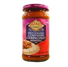 Spicy Tomoto & Cardomom Cooking Sauce - 3 Packages of 10 oz by Patak