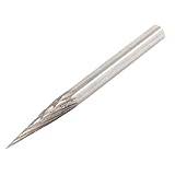 uxcell　ダイヤモンド・マウントポイント 16mmフルート長さ　3mm先端径　シングルカット　タングステン　炭化ケイ素