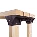 Tools & Hardware : Finley 2x4basics Shelf Links, Black, 6-Pack #07419