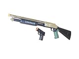 M3 Airsoft Spring Powered Shotgun with Free Pistol