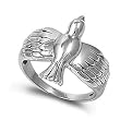 Sterling Silver Ring - Bird - 21mm x 2mm (Sizes 6-10)