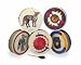14 Inch Buffalo Drum with Thunder Bird Graphic