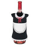 Neoprene Maid Wine Bottle Cover by Trudeau