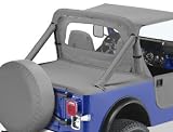 Bestop 9000509 Jeep Accessories - Duster Deck Cover hardtop replacement kit CJ-7 and Wrangler 80-91 Charcoal