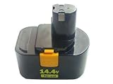 1400mAh Ni-cd 14.4v/14.8v Equivalent RYOBI 1400656 1400671 battery