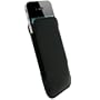 igadgitz Nero Vera Pelle Pouch Custodia Case Cover Protezione per Apple iPhone 4 HD & iPhone 4S 16GB 32GB 64GB