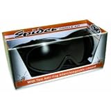 Global Vision Spider Motorcycle Goggles Comes With 2 Lenses Clear and Smoke Touring Kit That Has Adjustable Strap with Anti-slip Grip Strips Can Be Worn Inside or Outside of Helmet and Has Shatterproof Polycarbonate Lens