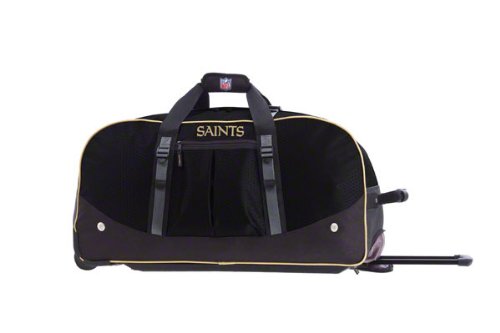 New Orleans Saints Rolling Duffel Bag