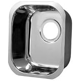 Opella 13201.957 Stainless Steel Square Sink, Oil Rubbed Bronze
