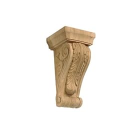 Designer Handcarved Corbel Maple 11"