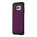 Galaxy S7 Edge Case, Pandawell [Corner Protection] Slim Thin Hybrid Dual Layer Shock Absorbing Impact Resist Case Cover for Samsung Galaxy S7 Edge - Purple/Black