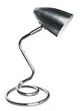 Lite Source LS-2608PS Swirl Metal Desk Lamp, Metallic Polished Steel