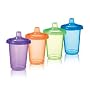 Munchkin 10 Oz. Re-usable Twist Tight Spill-Proof Cups - 4 Pack - BPA Free