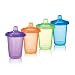Munchkin 10 Oz. Re-usable Twist Tight Spill-Proof Cups - 4 Pack - BPA Free