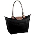 Longchamp - Le Pliage Large Folding Tote, Black