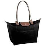 Longchamp - Le Pliage Large Folding Tote, Black