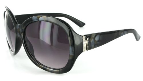 Monaco 1904 Women's Designer Sunglasses with Unique Stylish Patterned Frames and Large Lenses