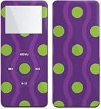Atomic Purple - Apple iPod nano 1G (1st Generation) 1GB/ 2GB/ 4GB Protector Skin Decals - Faceplate Stickers