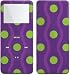 Atomic Purple - Apple iPod nano 1G (1st Generation) 1GB/ 2GB/ 4GB Protector Skin Decals - Faceplate Stickers