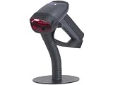 Metrologic FocusBT FocusBT Scanner, Color: Dark Grey with Receiver/Charger Cradle, 110V Power Supply